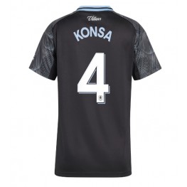 Aston Villa Ezri Konsa #4 Uit tenue Dames 2025-26 Korte Mouw